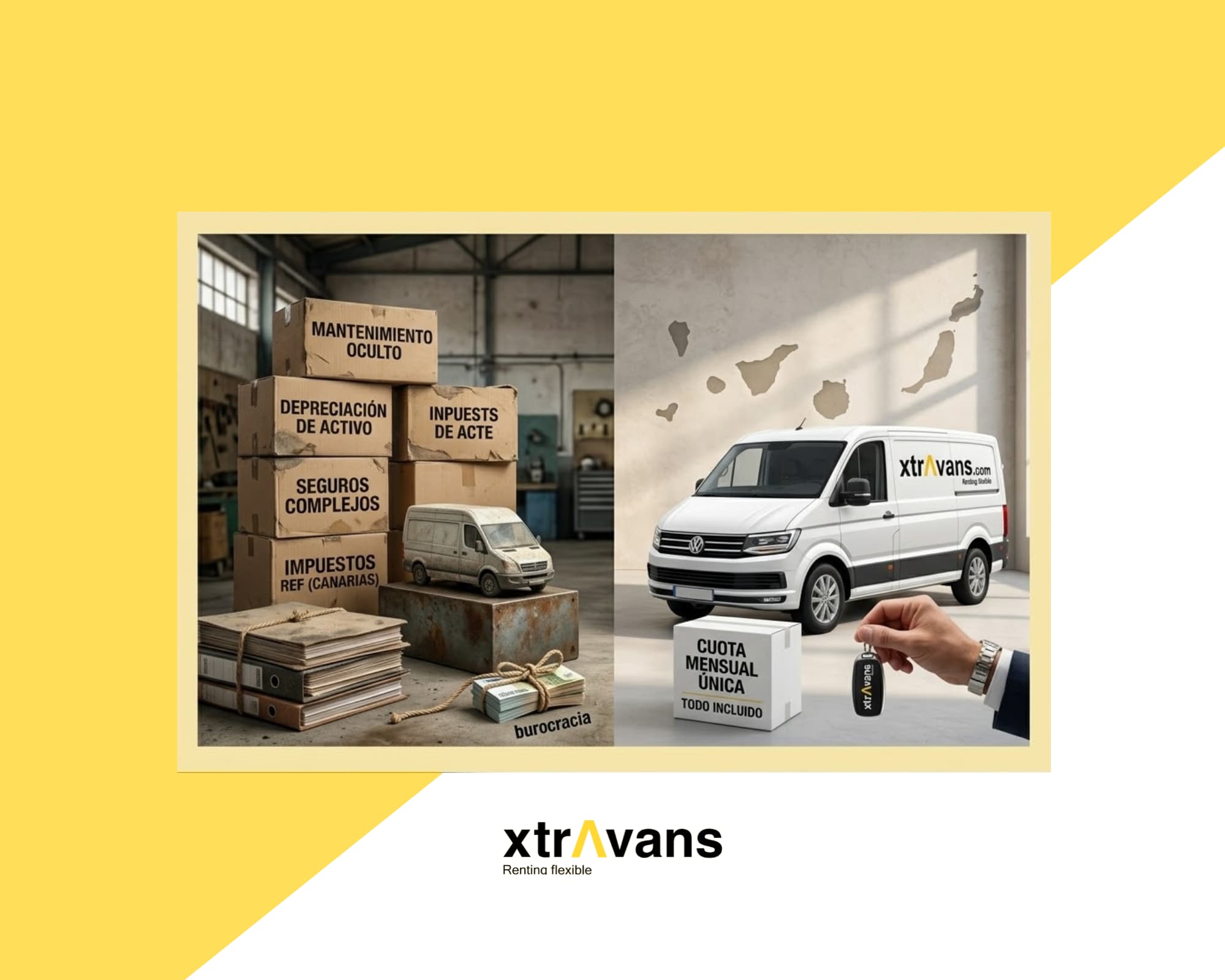 Coste real de propiedad (TCO) vs. renting flexible en Canarias