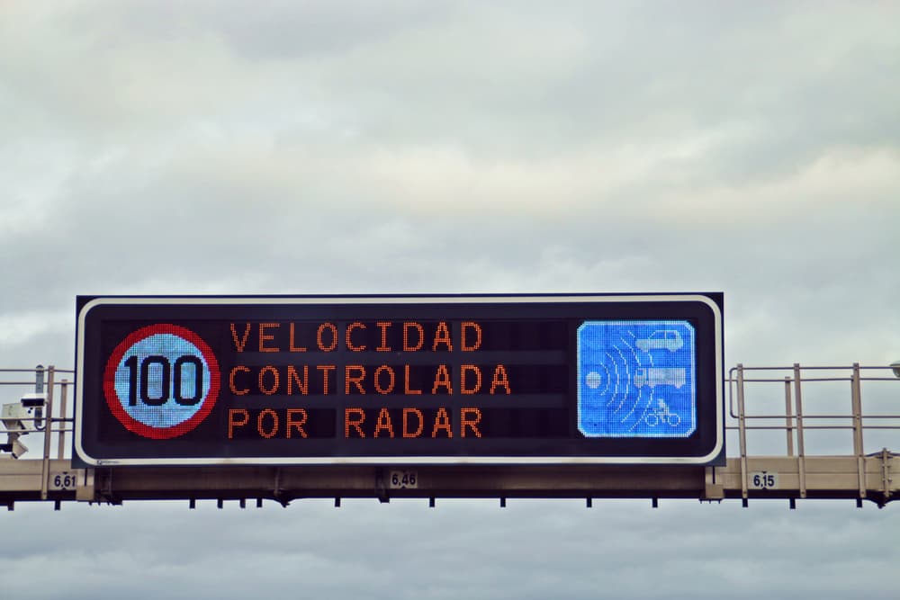 Aviso radar carretera España