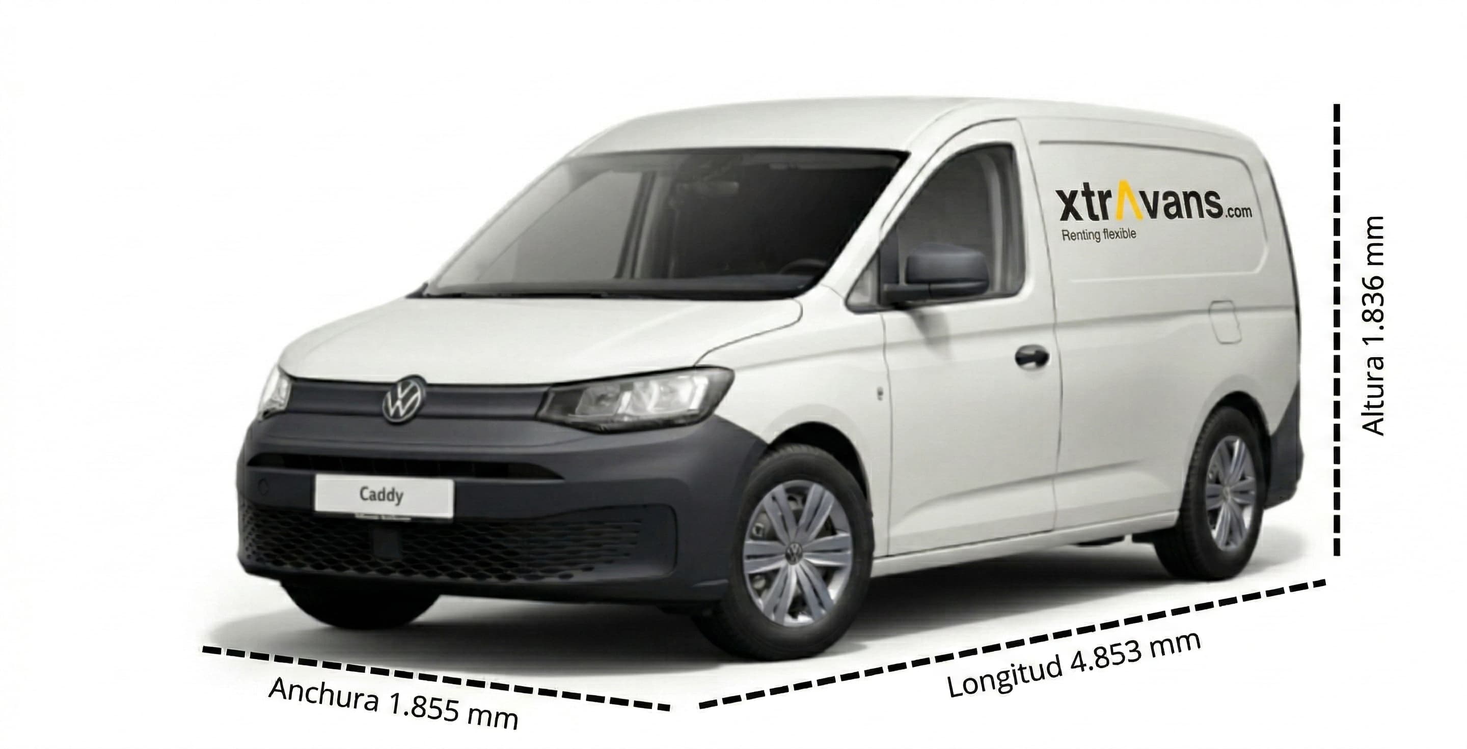 Volkswagen caddy cargo medidas Xtravans